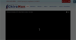 Desktop Screenshot of chiroman.com